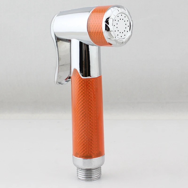 Orange ABS Bidet Sprayer Shower Head Supercharging Faucets Nozzle Handheld Shattaf BidetSerise Flush Washing Gun Tap Pet Bathing