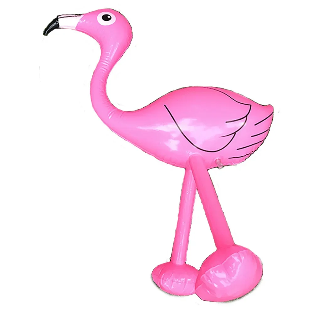 Nadmuchiwane zabawki Flamingo dla dzieci nadmuchiwany basen pływająca zabawka ogród impreza przy basenie Decor hawajskie wydarzenie zaopatrzenie firm