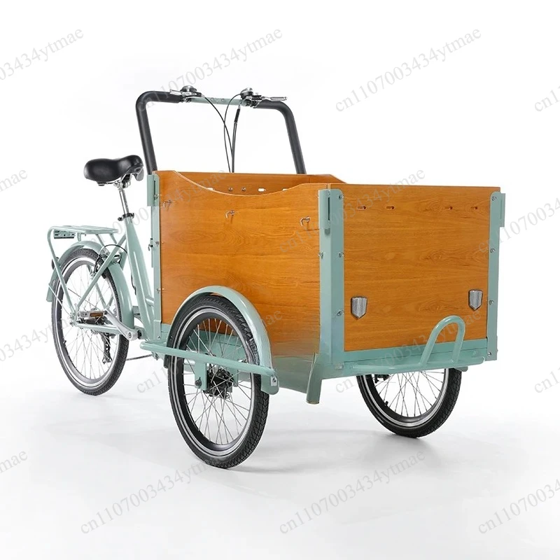 3-Rad Lastenfahrrad im Europäischen Stil mit Scheibenbremse Familienfahrrad für Kindertransport