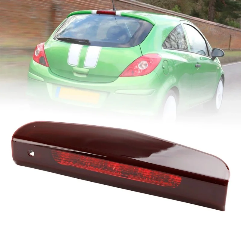 

Car LED High Mount Stop Lamp 3Rd Rear Tail Light For Vauxhall Corsa D/E 5 Door 13188045 1222130 Third Brake Lamps Replacement