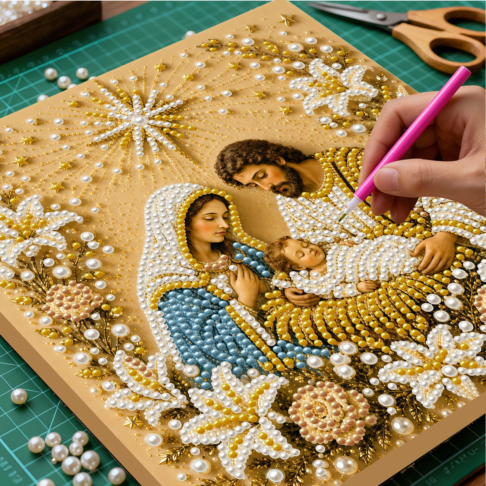 5D-Perlenmalerei-Set mit Keilr – Resin Art Mary Bewertung und Preis