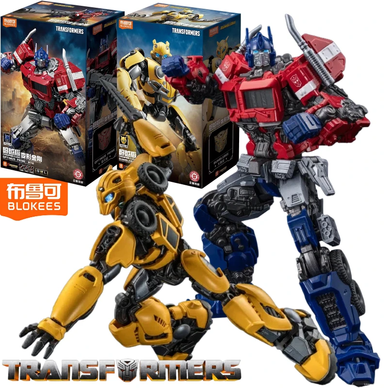 Blokees Transformers Optimus Prime Bumblebee Collectible Model Action Figure Movie Character Assemble Action Figure Gifts Toys