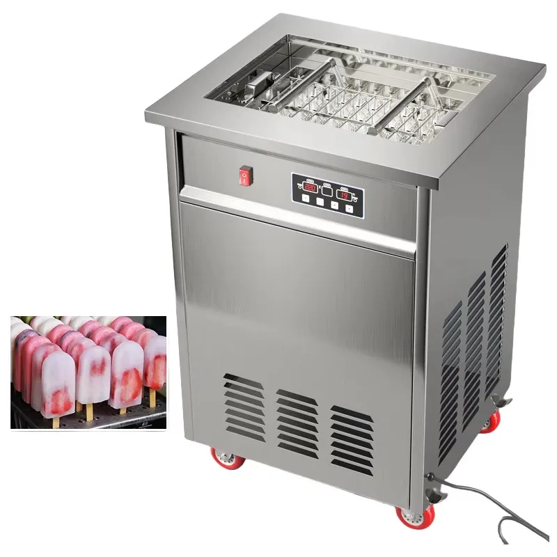 2025 صانع المصاصة الكهربائية 1/2/4/6/8 قوالب مخصصة لآيس كريم زبادي الفاكهة |   آلة الفريزر التجارية لمتاجر السلسلة