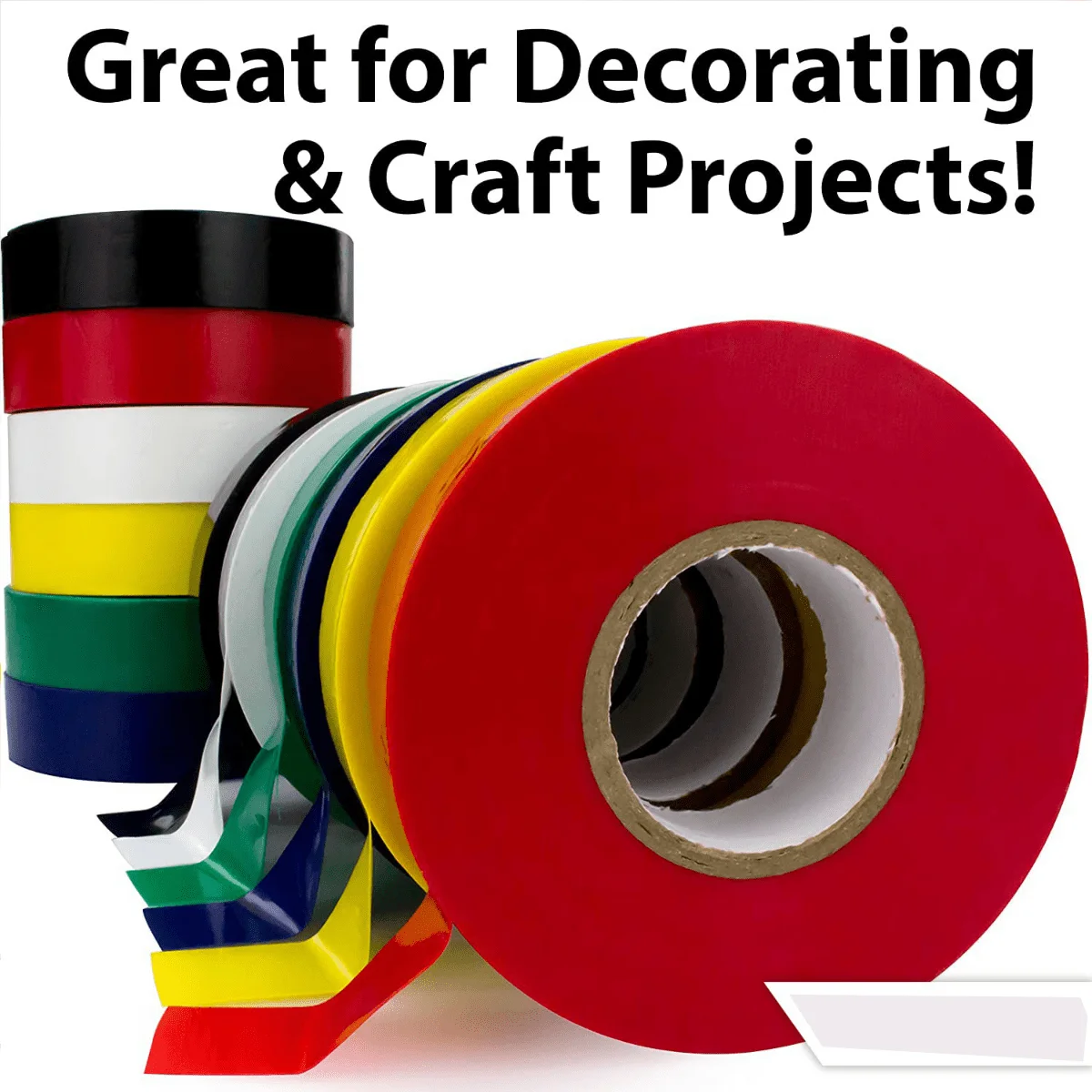 Red, yellow, blue, green high temperature and high viscosity PVC electrical tape, insulation tape, flame-retardant wire tape