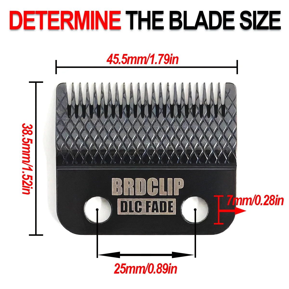 Neue BRDCLIP Klinge Original Austauschbar Geeignet für M10 /M5/M5F/WAHL/MRD/Gamma Schneidkopf FADE Klinge 5CR13 Edelstahl – Detail 3