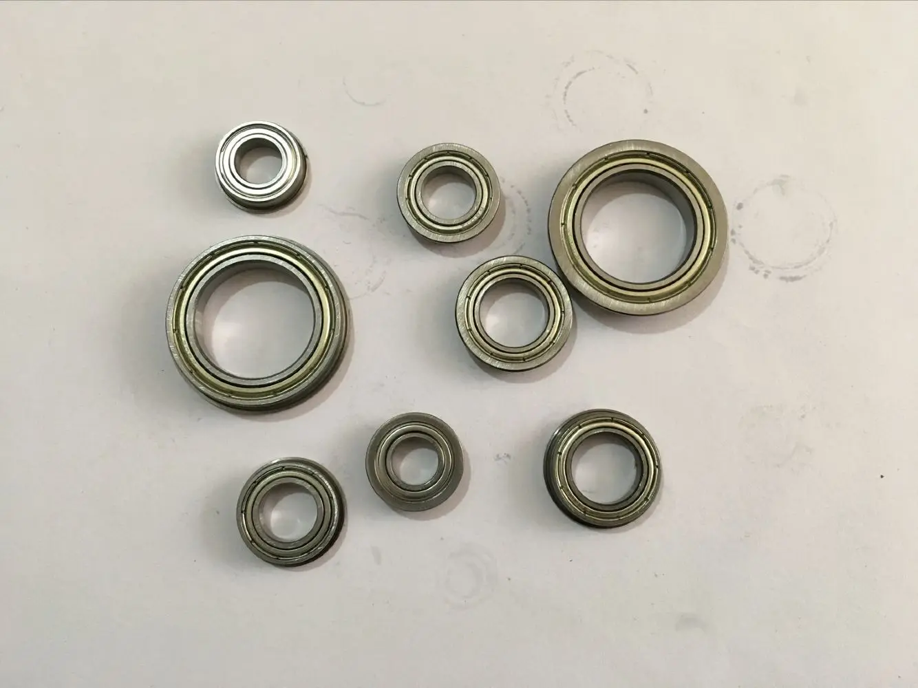 2-5pcs F6800ZZ F6801ZZ F6802ZZ F6803ZZ F6804ZZ F6805ZZ 25x37x7mm Flange Thin Wall Ball Bearing Metal Shielded Flange Bearing