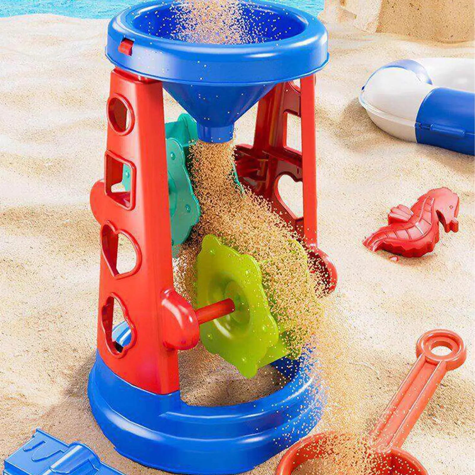 Set di giochi da spiaggia e sabbia per bambini gioco all'aperto_voghion.com