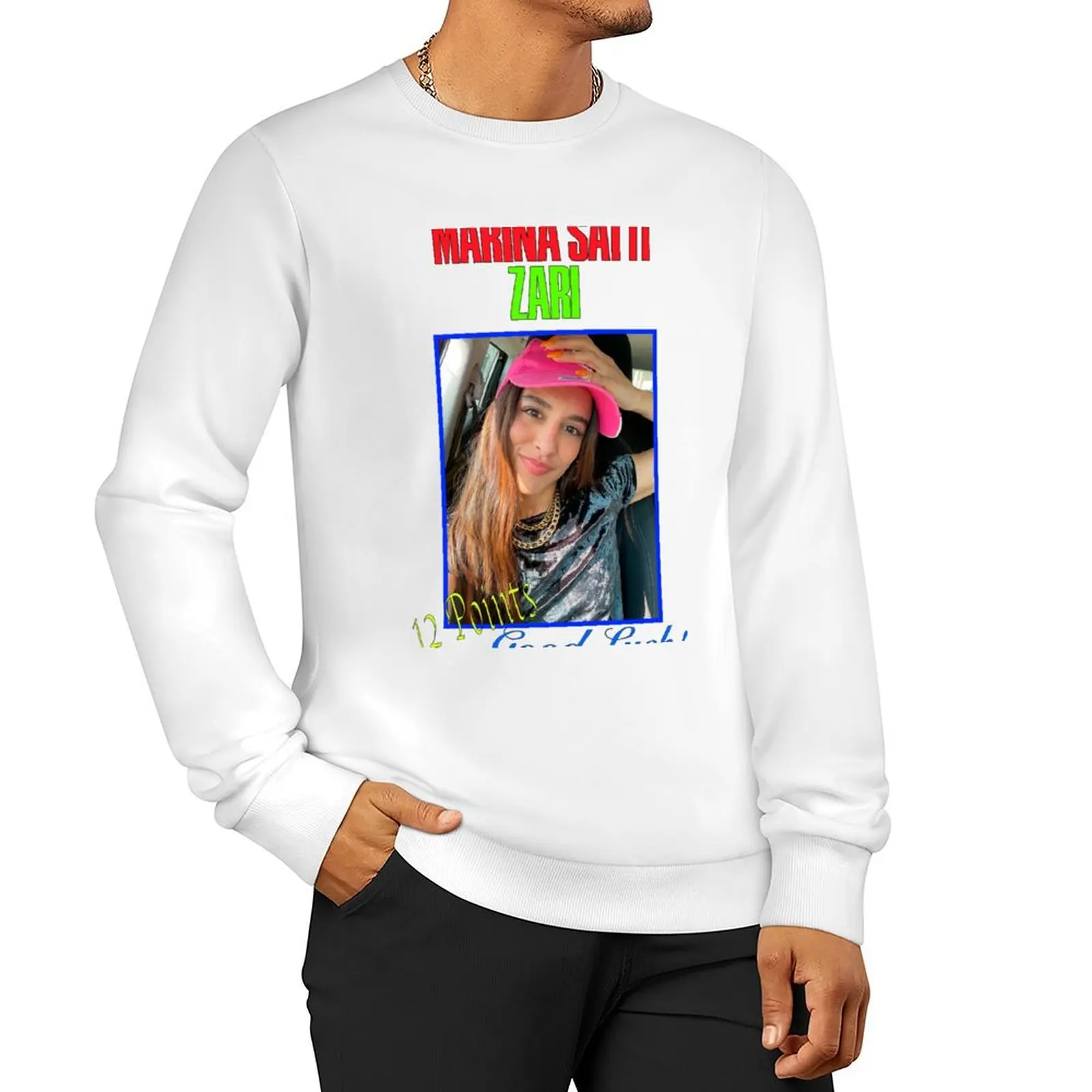 

Marina Satti Zari Eurovision Song Contest 2024 Greece Merch Sweatshirt streetwear men anime clothing hooded sweatshirt for men