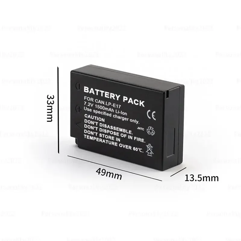 LP-E17 LPE17 Camera Battery 7.2V for Canon EOS M3 M5 M6 200D 250D 750D 760D 800D 77D T6i T6s X8i R50 Digital Cameras Batteries