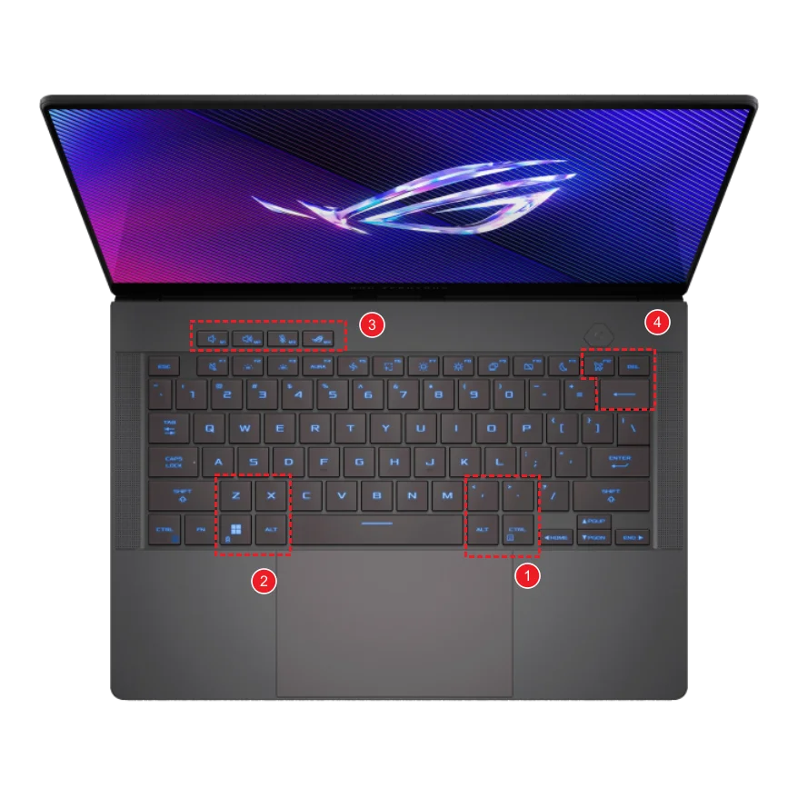 ل Asus ROG Zephyrus G16 2024 GA605W GA605K GA605 GA605WW GA605KM GA605WI 16 "سيليكون لوحة مفاتيح الكمبيوتر المحمول غطاء الجلد حامي
