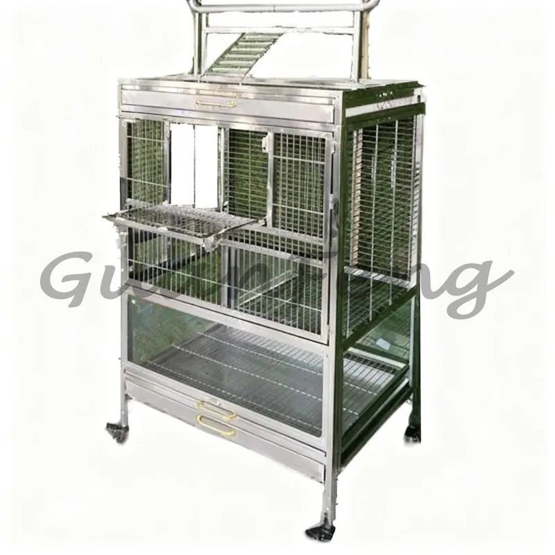 Large Parrot Grinding Claw Perch 304 Stainless Steel Sturdy Durable Bird Stand for Pet Parrot