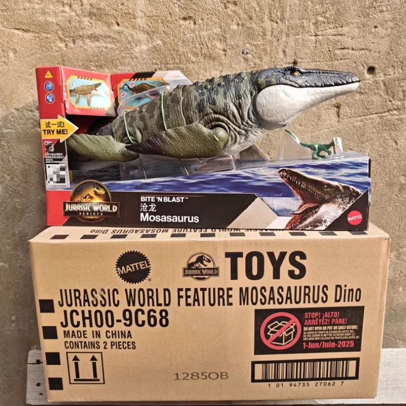 Jurassic World dinosaurios juguetes Mosasaurus dinosaurio grande modelo película figuras de animales niños juguetes para niños regalo de cumpleaños