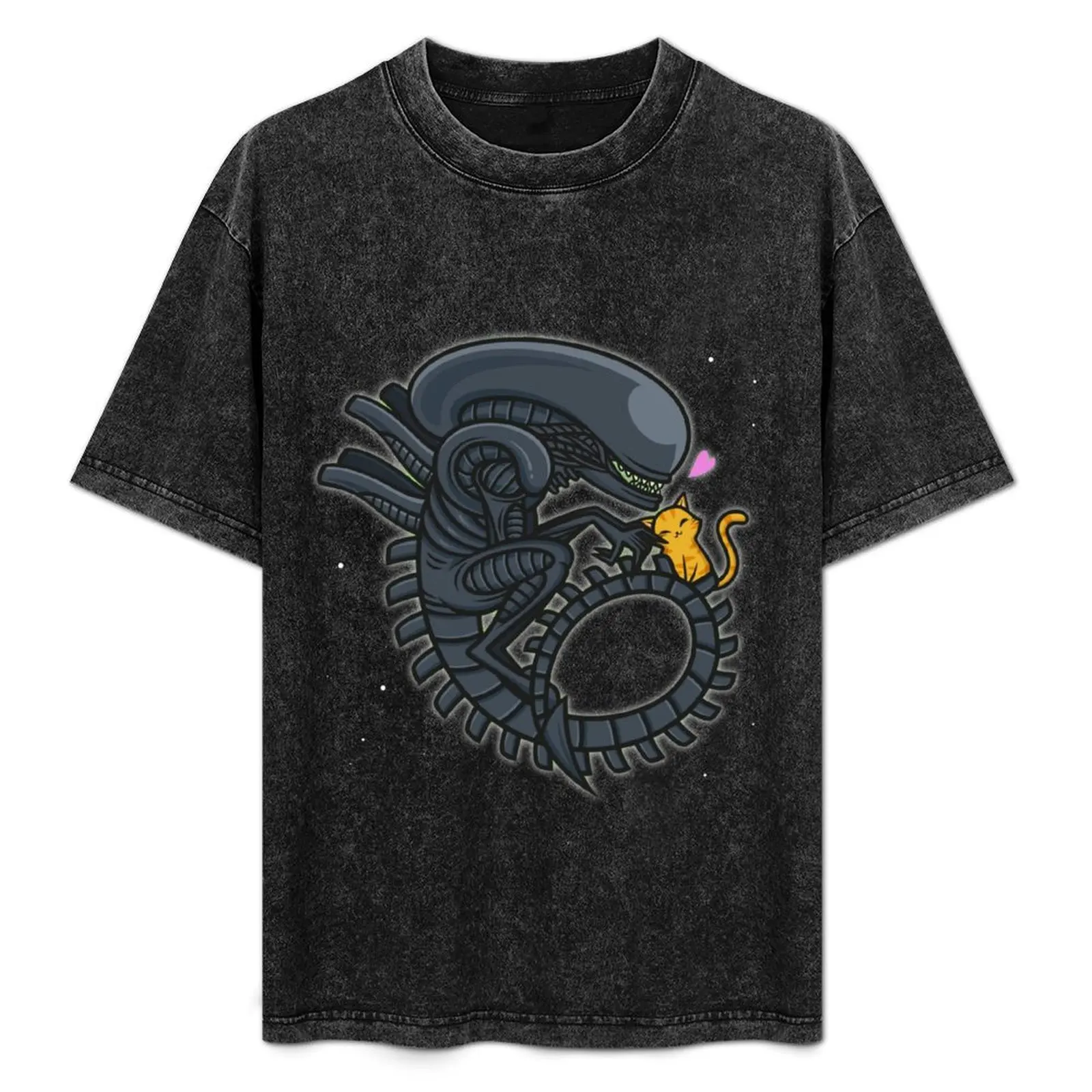 Xenomorph cuddles T-Shirt customs designer shirts tops shirts graphic tee men