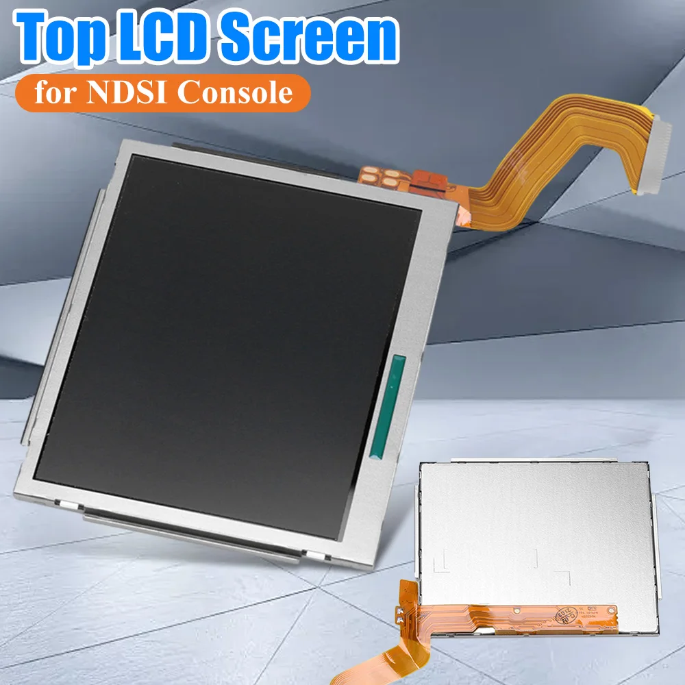 Top LCD Screen Lightweight Game Console LCD Screen Easy Installation Top Upper LCD Screen Replacement Parts for NDSI