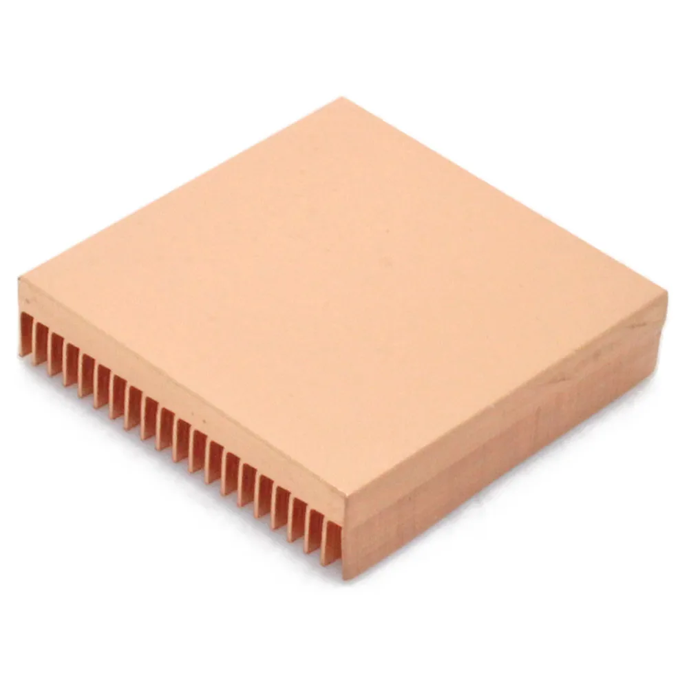 純銅製ヒートシンク,30x30x7mm,電子チップ用ラジエーター,mos ic