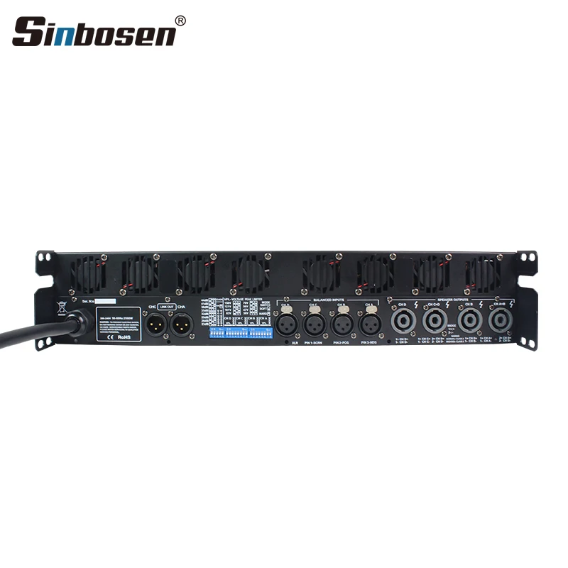 1350watt 4 Channel Audio Power pa Amplifier for Party