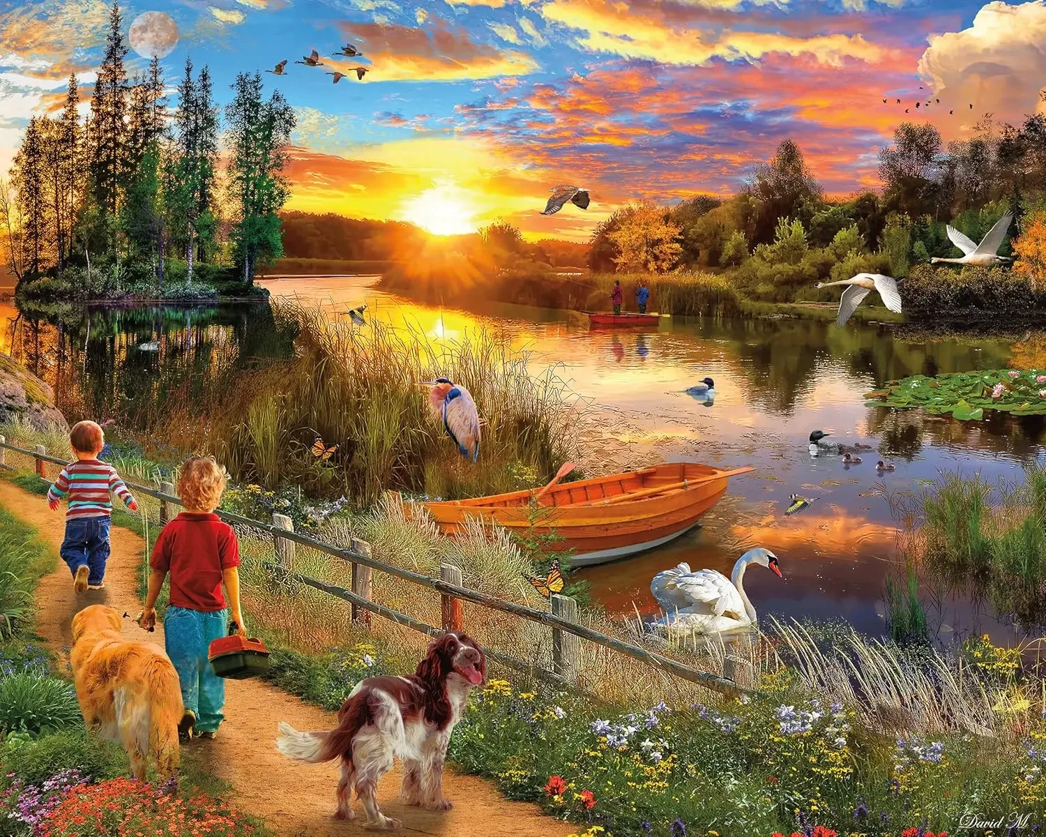 

Rural Roads Jigsaw 1000/500/300 Pieces Jigsaw Puzzles Gameroom Bedroom Livingroom Challenging Family Activity Games Gift