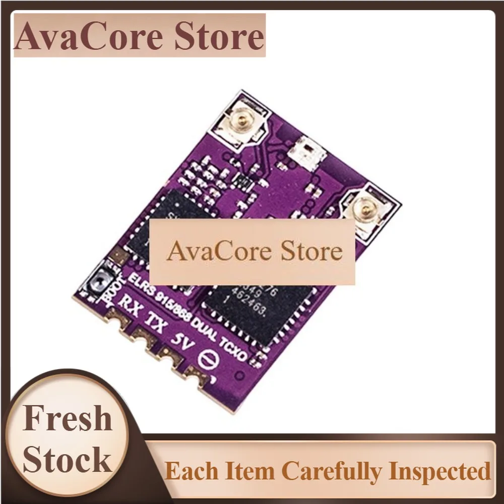 AvaCoreES900 DUAL RX ELRS Diversity Receiver Built-In TCXO For RC Airplane FPV Long Range Drone