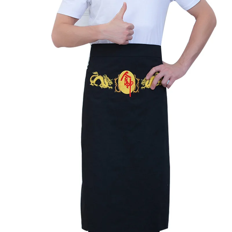 Male Chef Cooking Apron Catering itchen Cooking BBQ Work Antifouling Apron Hotel Bakery Woman Cafe Waiter Pinafore