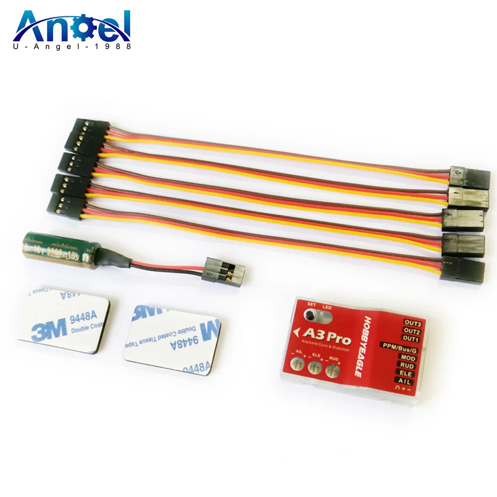 HobbyEagle A3 Pro/A3 Pro V2 Aereo RC Controllore di volo Stabilizzatore Sistema Stabilizzatore Giroscopio per RC Aereo Drone Parti del modello