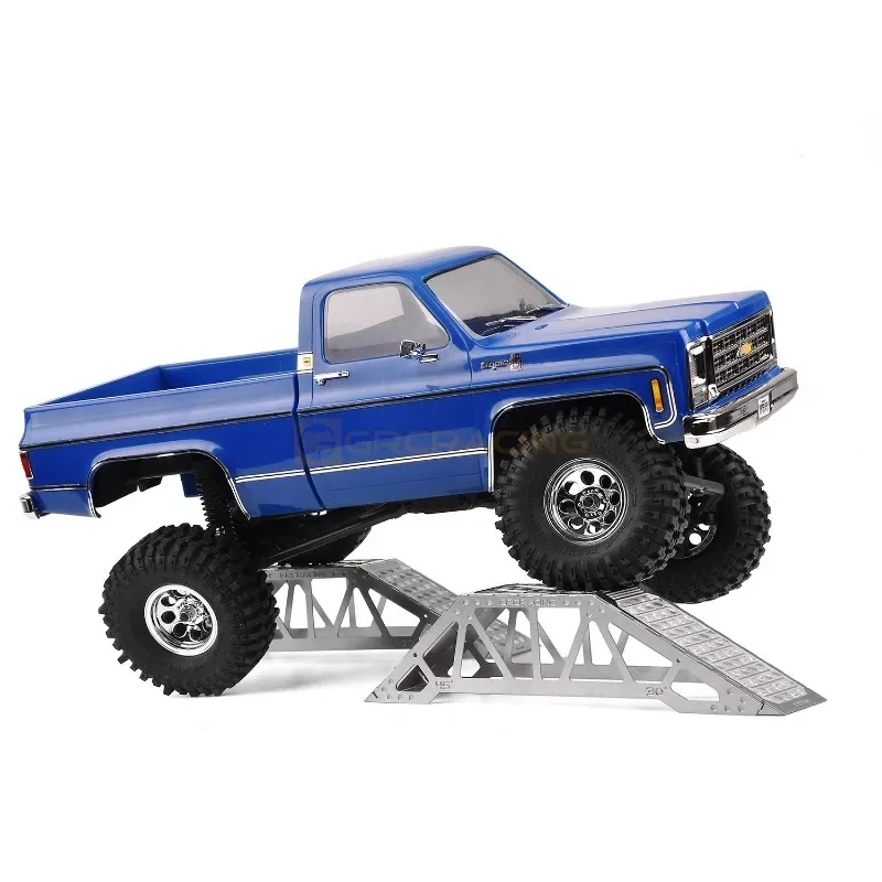 1/18 Obstacle Ramp Barricade Desktop Rock Crawler Scene Props Stainless Steel for 1/18 1/24 1/12 TRX4M SCX24 FCX24m