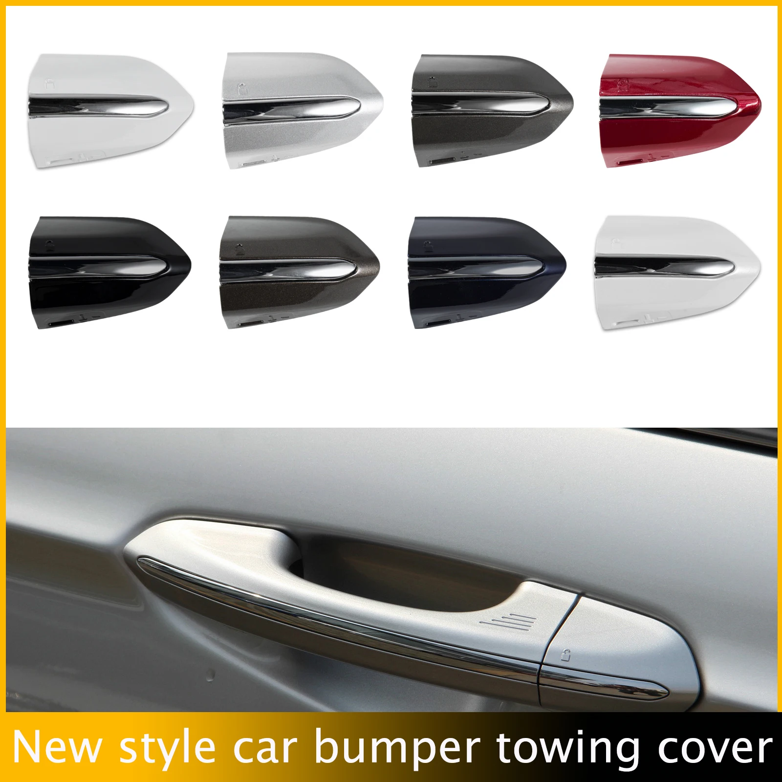 

Front Left Exterior Door Handle Cover Fits for Ford Fusion 2013-2020 DS7Z 54218A15-DC With electroplating