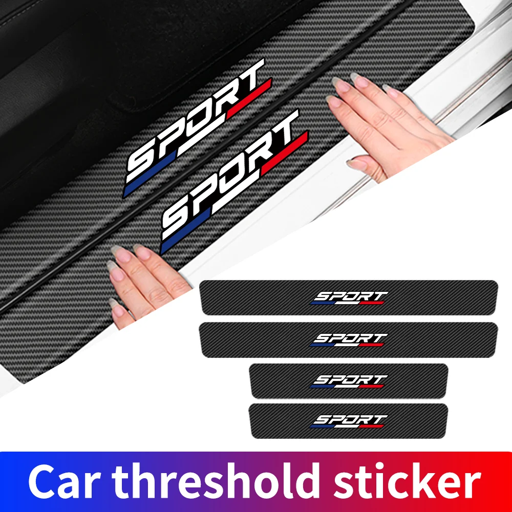 

Sport Car Door Sill Threshold Trunk Bumper Protector Stickers Carbon Fiber For DS SPIRIT DS3 DS4 DS4S DS5 DS 5LS DS6 DS7 RUBIS