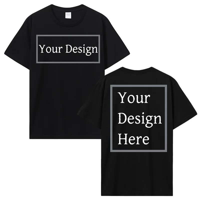 Benutzerdefinierte T Shirt Machen Sie Ihr Design Logo Text Männer Frauen Drucken Original Design T-shirt Geschenke T-shirt Streetwear Kleidung Baumwolle T-shirts