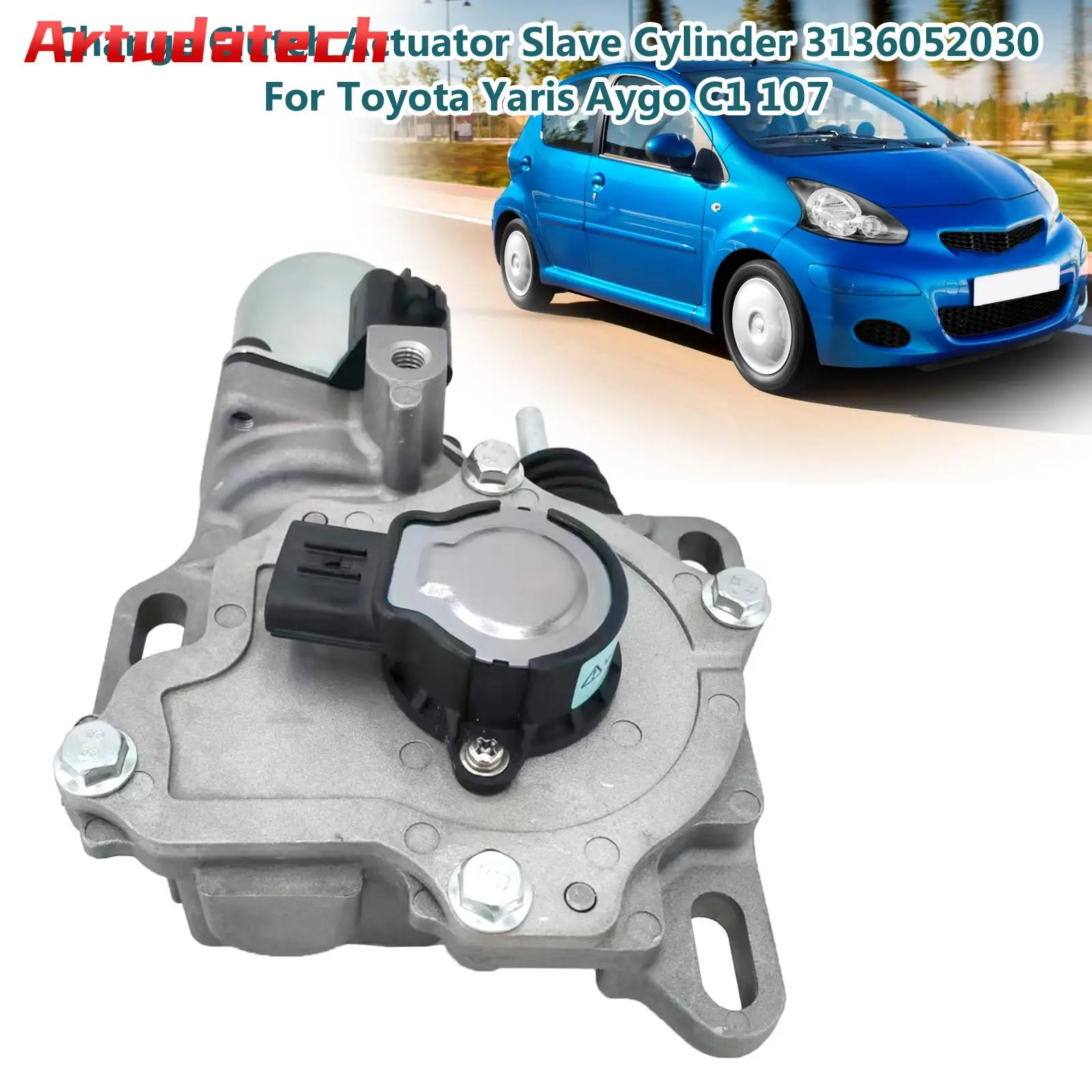 

Artudatech сменный Привод сцепления, ведомый цилиндр 3136052030 для Toyota Yaris Aygo C1 107
