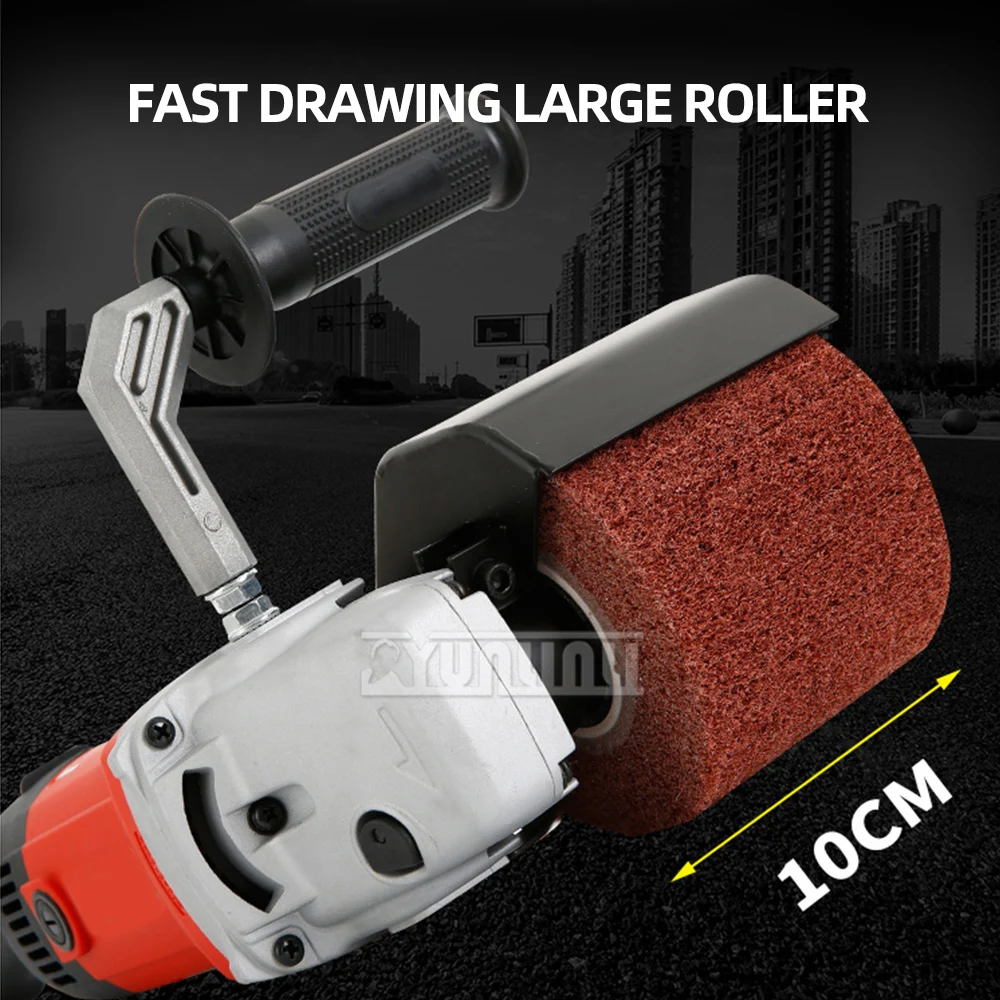 1400w Electric Metal Wire Drawing Machine Portable Polishing Machine for Wooden Stainless Steel Polishing with Grinding