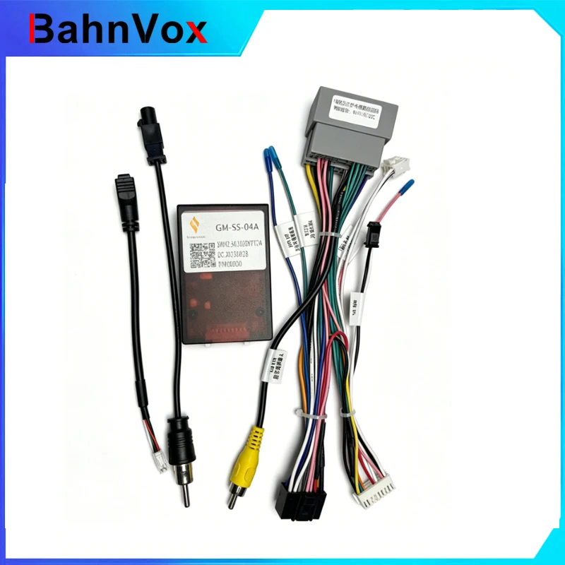 16pin Car Android Radio GPS Wiring Harness AdapterFor CHEVROLETDaewoo Matiz Spark Baic Beat2018 CANBUS stereo Plug Power Cable