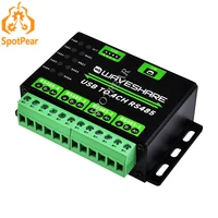 Convertidor industrial USB a 4 canales RS485, circuitos de protección múltiple, soporte para sistemas múltiples, caja de aleación de aluminio