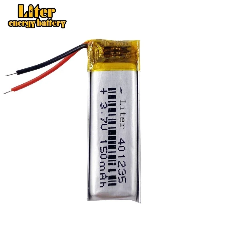 Liter energy battery Good Qulity 3.7V,150mAH,401235 Polymer lithium ion / Li-ion battery for TOY,POWER BANK,GPS,mp3,mp4