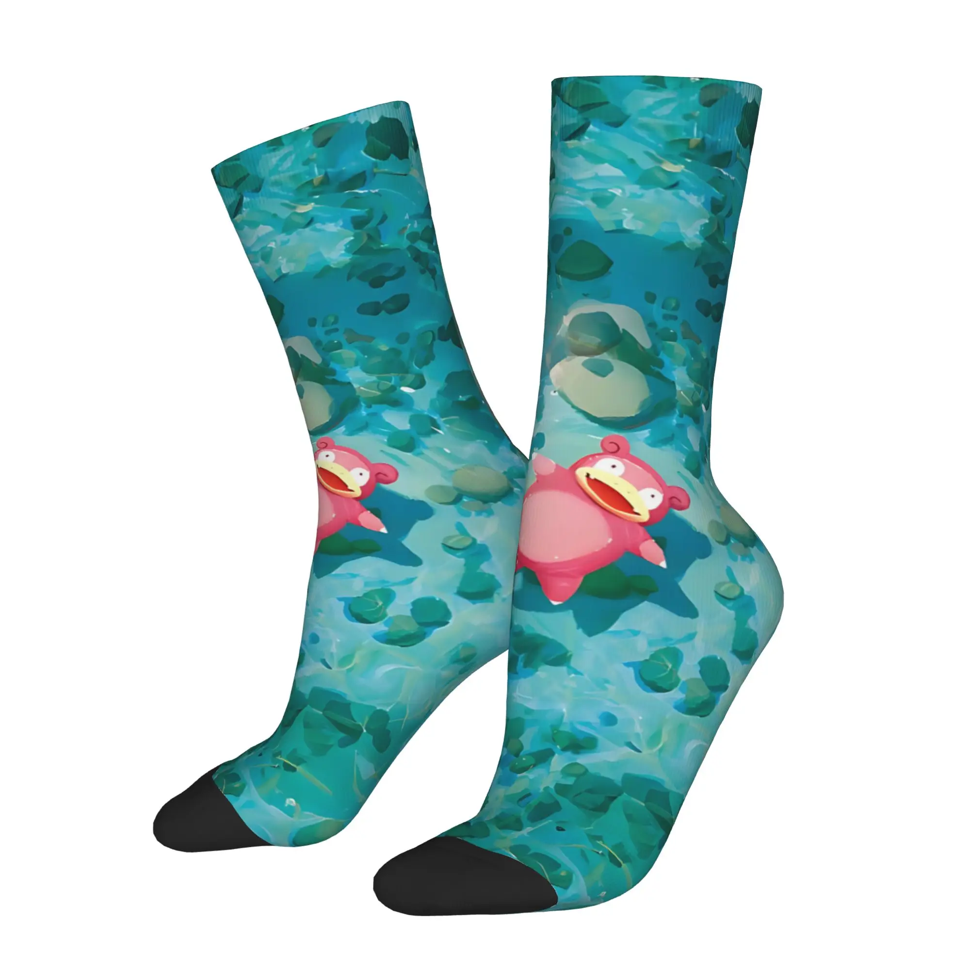 

Running Socks Retro pokemon summer vibes theme Desgin Crazy Men's compression Socks Unisex Street Style Seamless Printed Sock