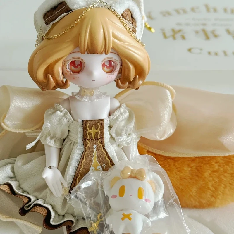 

Подлинная Lulel Story, масштаб 1/12, кукла Bjd, золотой медведь, ограниченная серия с картой, аниме-фигурка, коллекционный декор, подарок для девочки