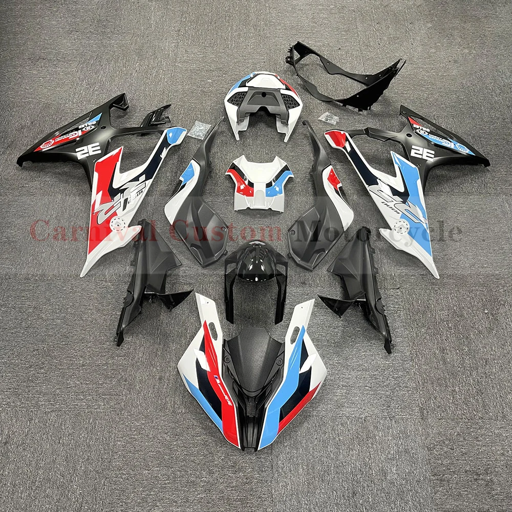 

Suitable for BMW S1000RR M1000RR 2019-2023 Motorcycle High quality ABS injection molded red, white, and blue body fairing kit