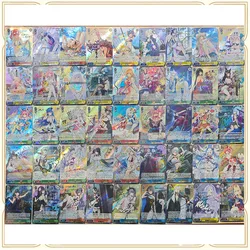 Anime Weiss Schwarz DIY ACG Laser Flash Card Misaka Mikoto Tokisaki Kurumi IJN Noshiro Zabawki Dla Chłopców Świąteczny prezent urodzinowy