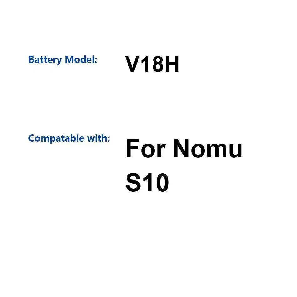 V18H для мобильного телефона Nomu S10, высокая совместимость, 4000 мАч