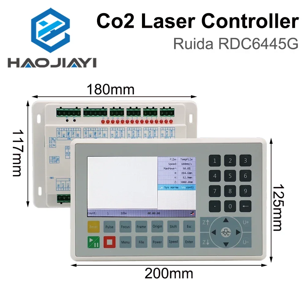 

HAOJIAYI Ruida RDC6445 RDC6445G/S Controller for Co2 Laser Engraving and Cutting Machine Upgrade RDC6442 RDC6442G Controller