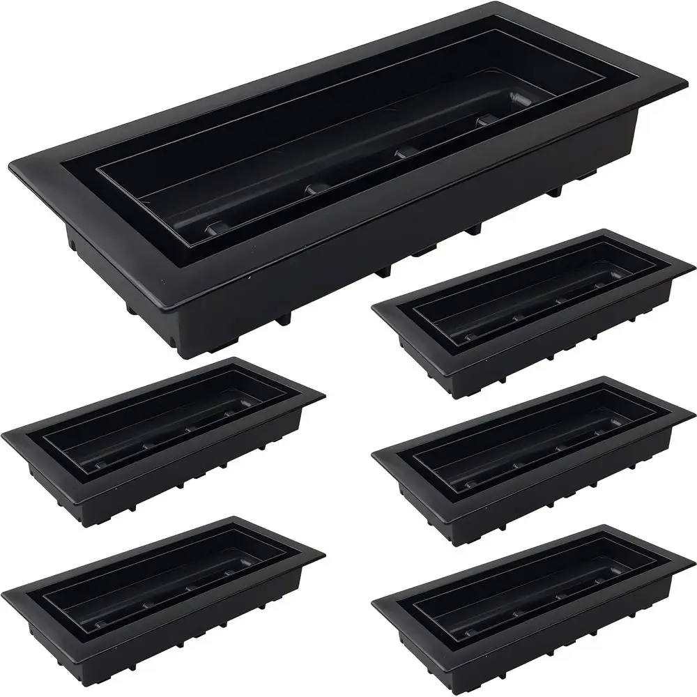 

Напольное вентиляционное отверстие в рамке [Lite], минималистичная крышка возврата воздуха из АБС-пластика HVAC, настраиваемое современное решение для воздушного потока для дома F