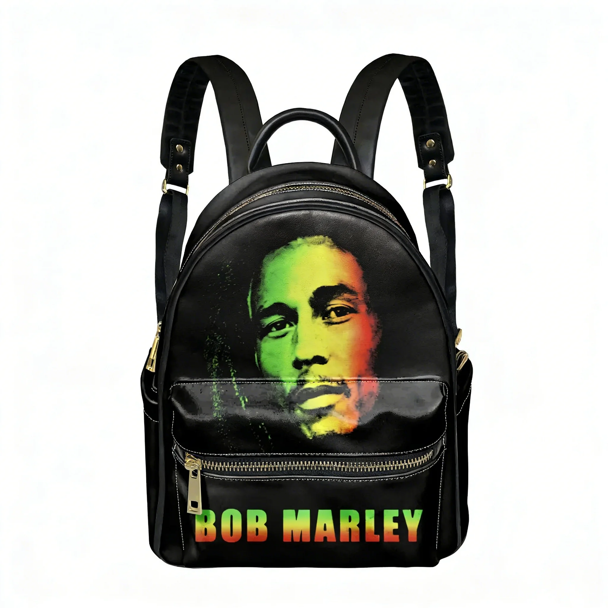 

Bob Marley Reggae Jamaican Singer Backpack Womens Men Double Shoulder Bag Business Travel Bookbag Rucksack Gift Daypack