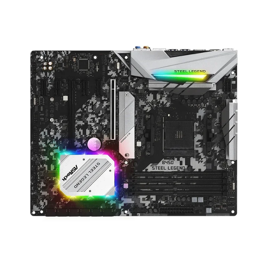 Placa base ASRock B450 STEEL LEGEND compatible con Ryzen 5 5600