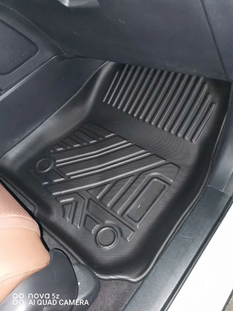 Use for Honda CRV car carpet Honda CRV car floor mats CRV trunk mat Full Set Trim to Fit For Honda CRV waterproof floor mats