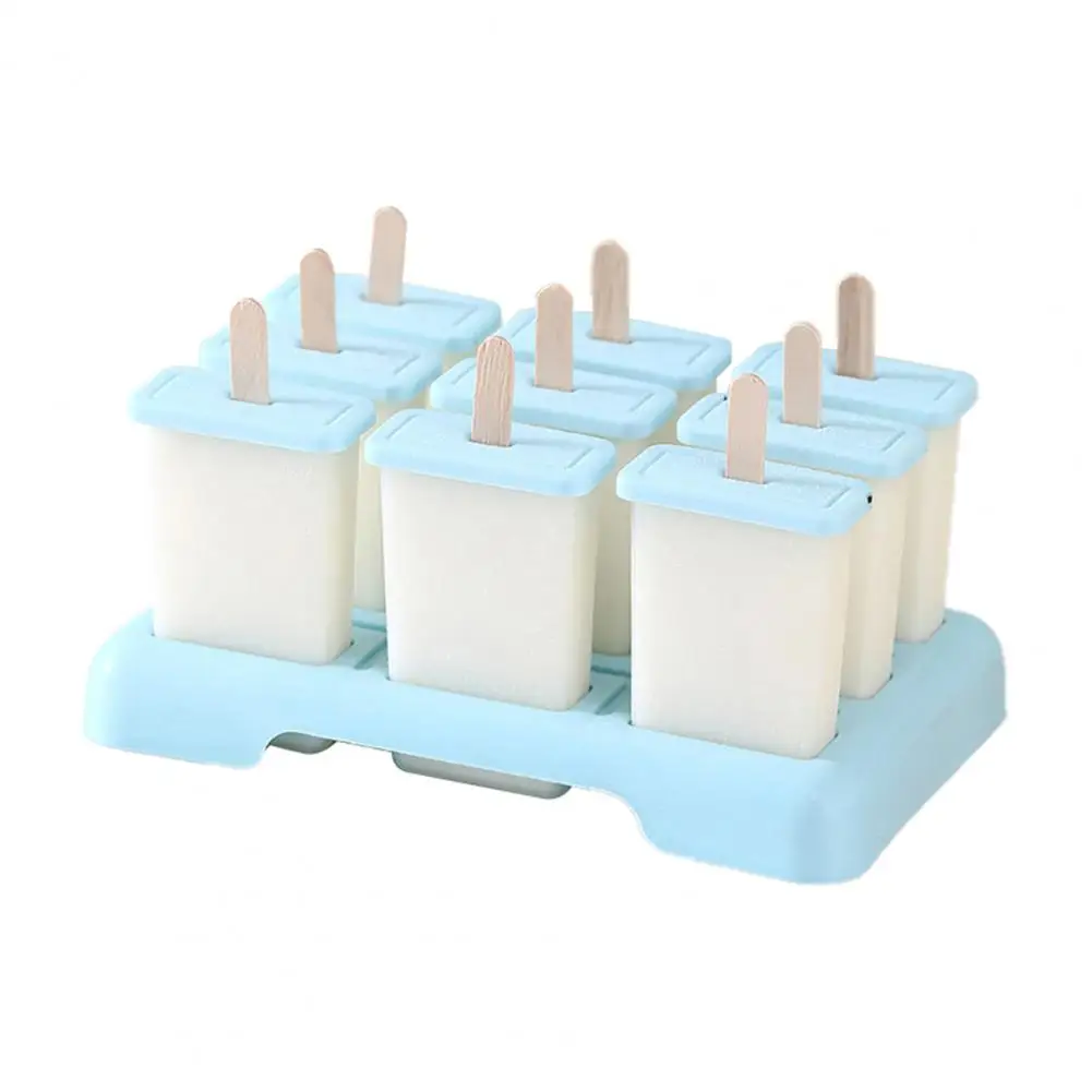 1 Set Ice Pop Mold Wide Application Food Grade Plastic Strong Construction Ice Cream Mold Party Supplies