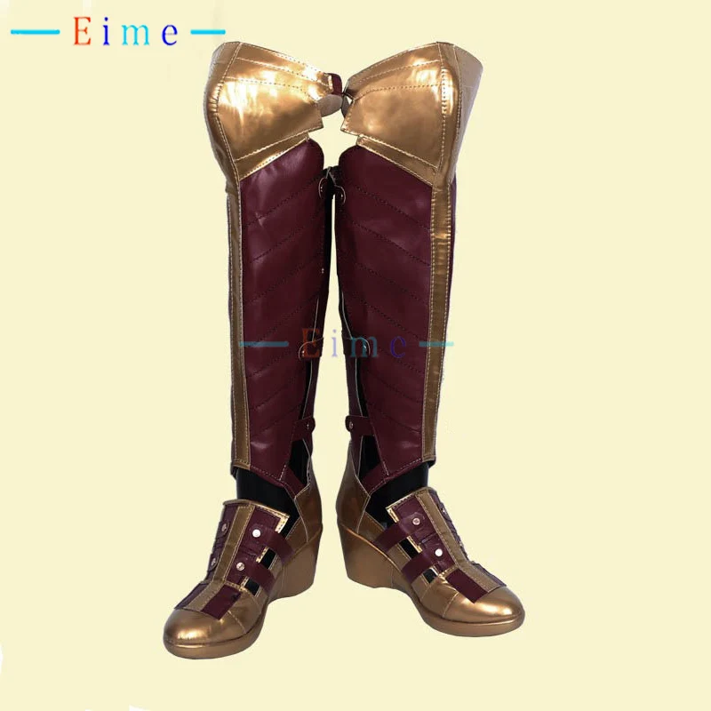 

Heroine Diana Prince Cosplay Shoes Movie Cosplay Prop PU Leather Shoes Halloween Carnival Boots Custom Made
