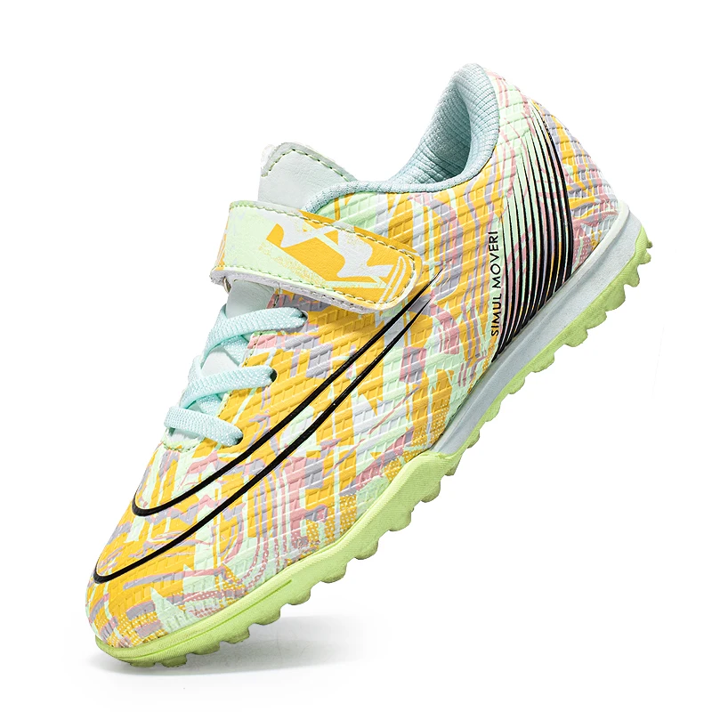 

New Men Match Sneakers Football Boots Cleats Mid-top Soccer Shoes High-quality Hot-selling Non-Slip FG/TF Futsal Indoor