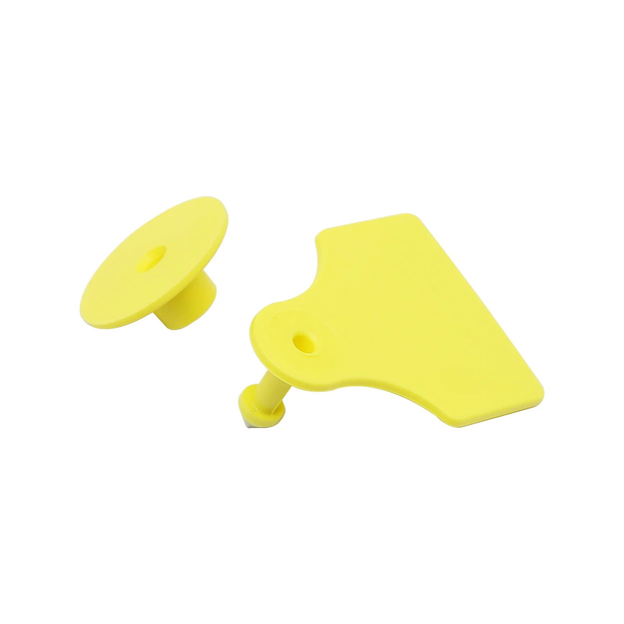 5 pz 40*50mm capre pecore bovini mucche maiali auricolari vuoti identificazione del bestiame TPU precisione Ear Label Farm Animal Marker