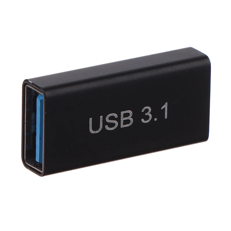 1Pc USB 3.0 Coupler Female To USB Type C Female Straight Converter Adapter Speed USB3.0 Type-C Extender Connection Converter
