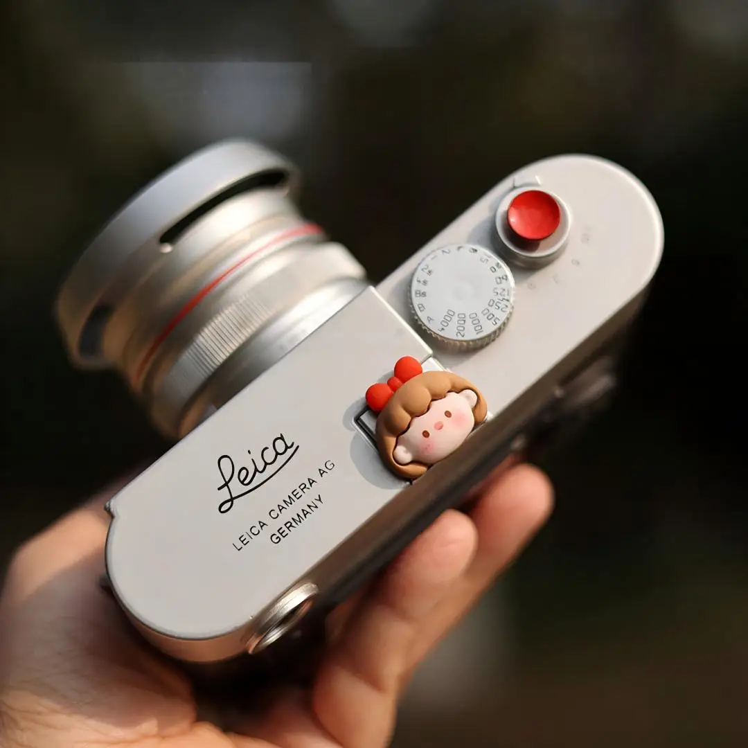 Cute Butterfly Girl Universal Hot Shoe Cover for Leica   Fuji X100V  Sony ZV-1 ZV-E10 Canon EOS R5 Nikon Z5 Camera Accessories