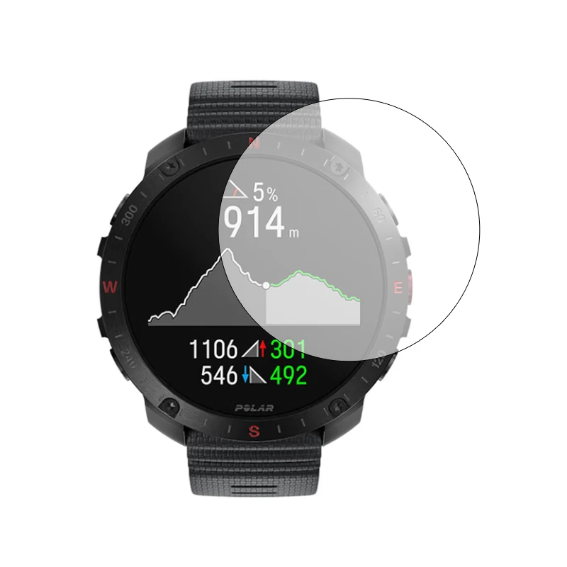 

Hard Tempered Glass Protective Film For Polar Grit X2 Pro/Grit X2 Screen Protector Cover Smart Watch Protection Accessories